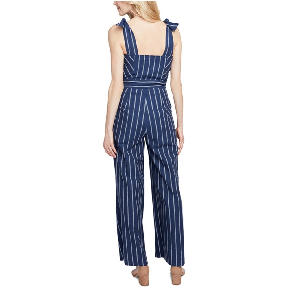 NWOT! Rachel Roy | Kate Striped Jumpsuit | Indigo